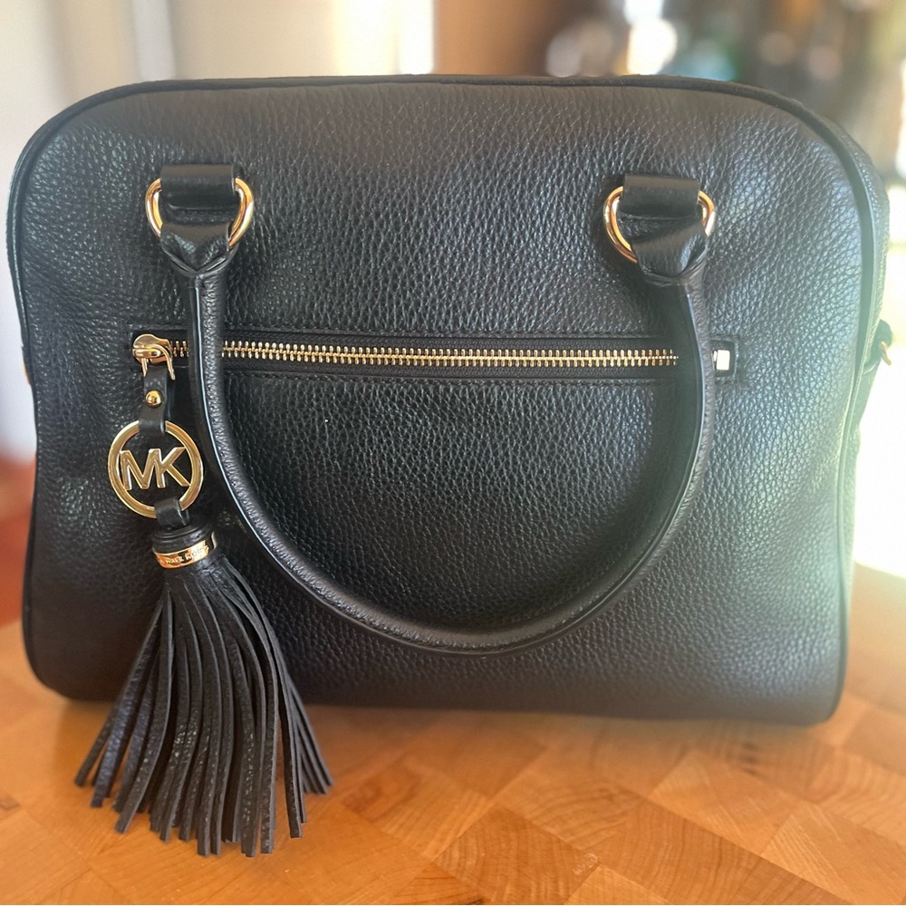Michael Kors Black Satchel Bag with Elegant Design and Versatile Style